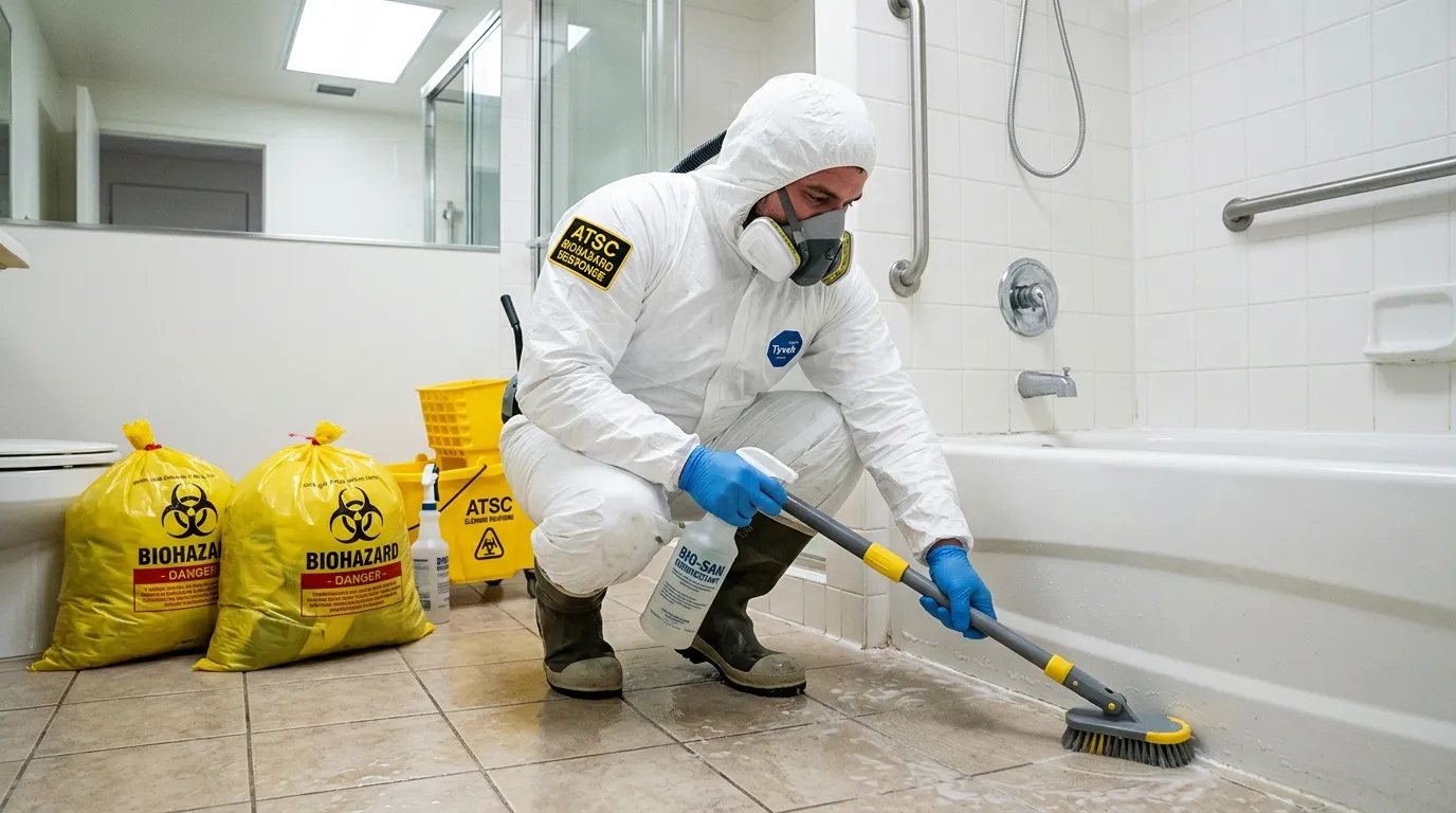 Decontamination equipment deployed for Blood Cleanup in La Habra